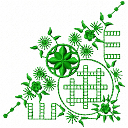 Flowers And Tree Embroidery Design 11 Flowers And Tree Embroidery Design 11